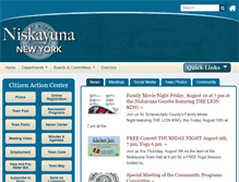 Tablet Screenshot of niskayuna.org